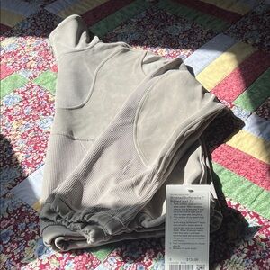 Brushed Softstreme Ribbed Half Zip - Riverstone